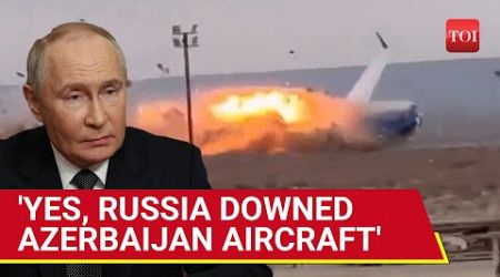 Kazakhstan Crash: Azerbaijan Reveals How Russia &#39;Shot Down&#39; Azeri Plane With Missile | Watch