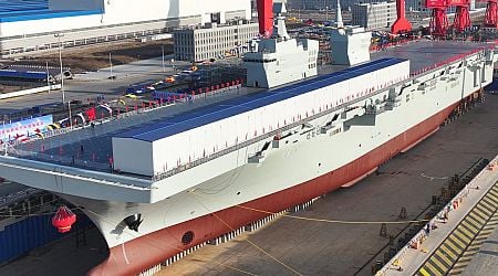 See aboard China's new massive assault ship that can launch fighter jets or drones