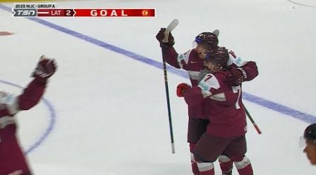 Latvia comeback vs Canada at U20 WJC 2025 in Ottawa 27.12.2024