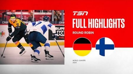 2025 World Junior Championship Highlights: Germany vs. Finland