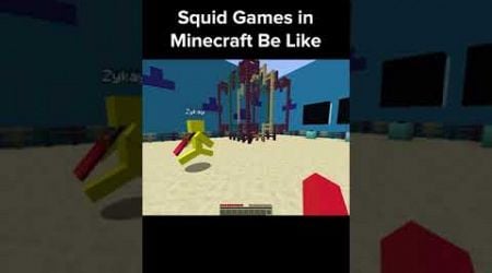 Minecraft Squid Game Moment