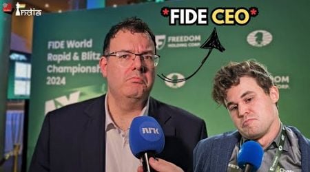 FIDE CEO Emil Sutovsky on Magnus Carlsen&#39;s withdrawal from World Rapid 2024