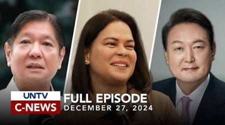 UNTV: C-NEWS | December 27, 2024