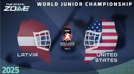 USA vs Latvia Live Stream | 2025 IIHF World Junior Championship Full Game