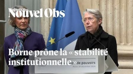 Elisabeth Borne : ses premiers mots comme ministre de l&#39;Education lors de la passation de pouvoir