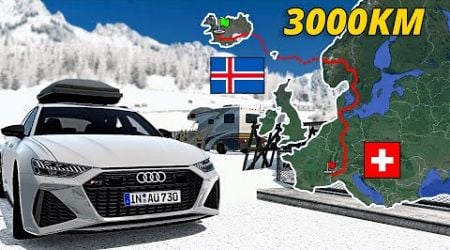 ETS2 Longest Winter Road Trip - Iceland to Switzerland | Euro Truck Simulator 2