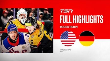 2025 World Junior Championship Highlights: United States vs. Germany