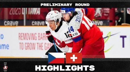 Highlights: Czechia vs Switzerland | 2025 #WorldJuniors