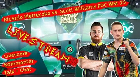 PDC World Championship LIVE Ricardo PIETRECZKO vs. Scott WILLIAMS: Stats Watch Along Kommentar