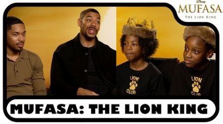 Young Simbas Meet Mufasa &amp; Taka - Aaron Pierre &amp; Kelvin Harrison Jr. | Mufasa: The Lion King