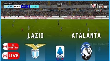 LAZIO VS ATALANTA IN DIRETTA | SERIE A 25 | SIMULAZIONE E PUNTEGGIO IN DIRETTA #italy