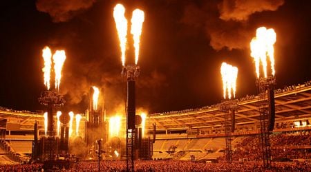 Did you hear loud music in Dublin last night? It was probably German heavy metal band Rammstein