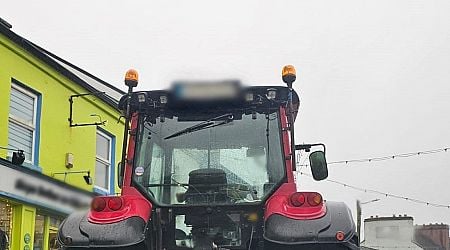 Gardai nab teenage motorist driving tractor that hadn't been taxed for 300 days