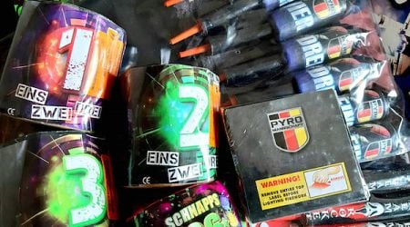 Dutch police seize tonnes of fireworks at German border