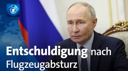 Putin entschuldigt sich nach Flugzeugabsturz