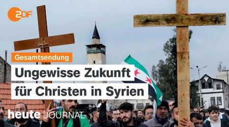 heute journal vom 27.12.24 Lage der syrischen Christen, Flugzeugabsturz, 20 Jahre nach dem Tsunami