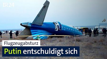 Flugzeugabsturz Kasachstan: Putin entschuldigt sich | BR24