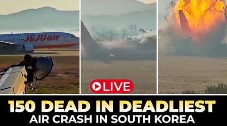 South Korea plane crash Live: | 150 dead in deadliest South Korea airline crash | two crew rescued