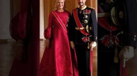 royalso feurope Portraits of Crown Prince Haakon and Crown Princess Mette-Marit released this year.