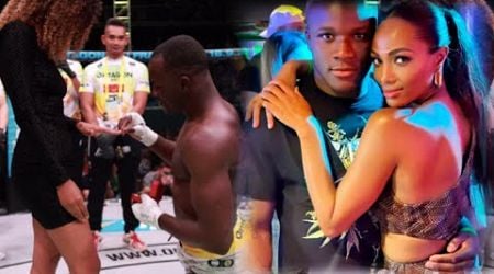 Losene Keita is the MMA star who proposed to his model girlfriend in cage with a broken foot and now