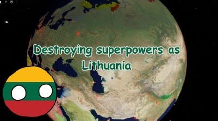 Destroying Superpowers as Lithuania | Rise of Nations