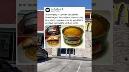 Company in Denmark sells canned cheeseburgers