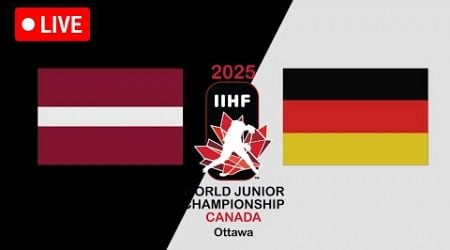 Germany vs Latvia Live | 2024 IIHF U-20 World Championship