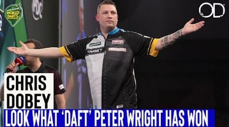 LOOK WHAT &#39;DAFT&#39; PETER WRIGHT HAS WON CHRIS DOBEY SAYS NEVER UNDERESTIMATE SNAKEBITE