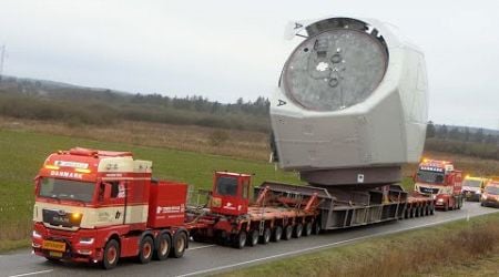 WORLD&#39;S BIGGEST WINDMILL TRANSPORT | NEW - SIEMENS GAMESA SUPER WINDMILL