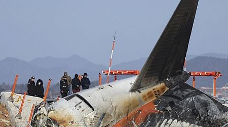 US and Boeing investigators examine the site of deadly South Korean plane crash