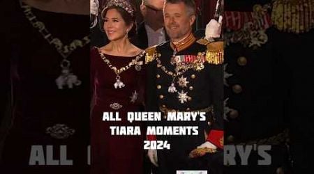 All Queen Mary of Denmark&#39;s Tiara moments 2024