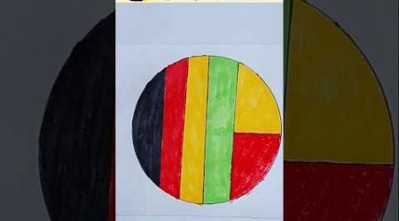 Belgium and Benin flag drawing #shorts