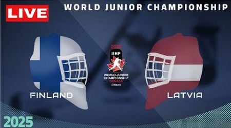 Finland vs Latvia Live Stream | 2025 IIHF World Junior Championship Full Game