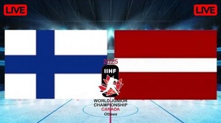 Finland vs Latvia Live Stream |U20| IIHF World Junior Championship