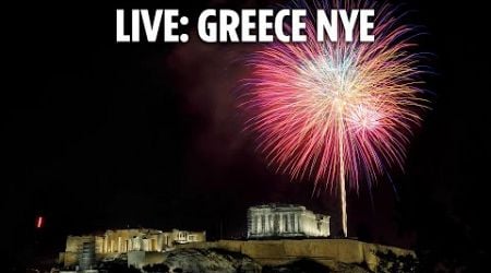 LIVE: Greece welcomes 2025 with NYE fireworks over Athens&#39; Acropolis