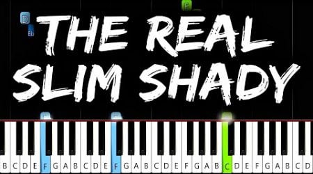 Eminem - The Real Slim Shady - Piano Tutorial