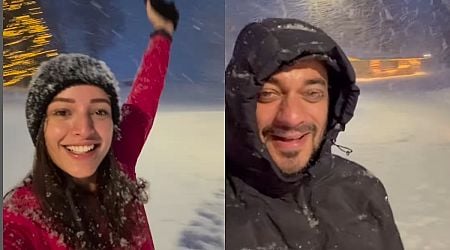 Triptii Dimri enjoys Finland snowfall with rumoured boyfriend Sam Merchant | WATCH