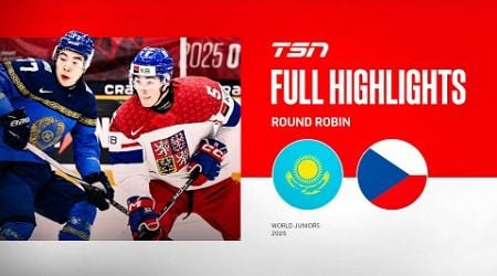 2025 World Junior Championship Highlights: Kazakhstan vs. Czechia