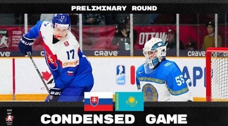 Condensed Game: Slovakia vs Kazakhstan | 2025 #WorldJuniors