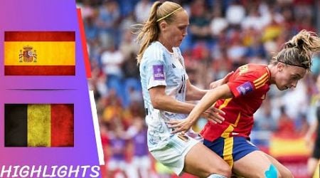 Spain vs Belgium | Women&#39;s European Qualifiers - Highlights All Goals 16/07/24