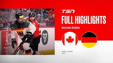 2025 World Junior Championship Highlights: Canada vs. Germany