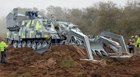 Germany Testing its Newest Monstrous Armored Breacher For the First Time