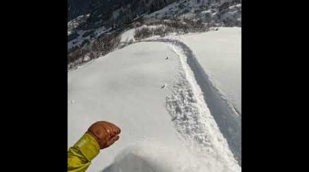 Easy powder run #snowboard #freeride #austria #pov #gopro