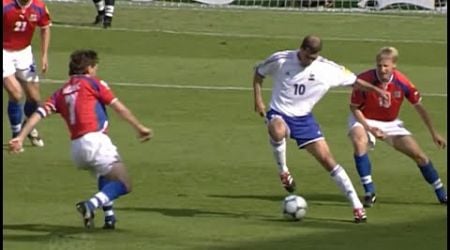 Zidane vs Czech Republic (Euro 2000 Group Stage 2R) FHD / French Commentary