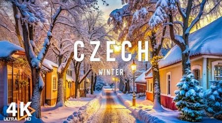 Winter in Czech Republic 4K - Enchanting Winter Colors &amp; Serene Forest Landscapes