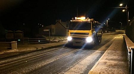  All Donegal Winter Maintenance routes to be gritted with wintery night forecast