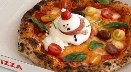 Melting Snowman Burrata Pizza