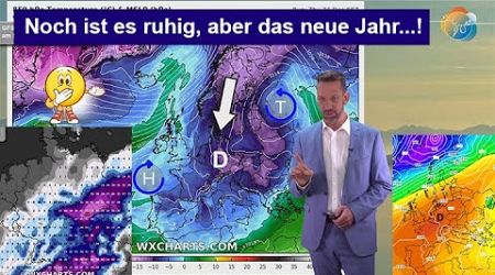 Jetzt ruhig, Neujahr Umstellung mit Vb- &amp; Schnee-Optionen. Wettervorhersage 26.12.2024.-01.01.2025.