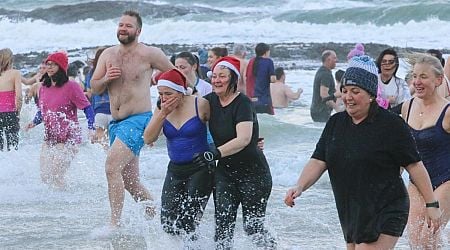 In pictures: New Year's Day swim in Culdaff all for a great cause