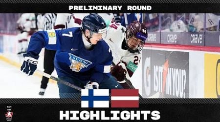 Highlights: Finland vs Latvia | 2025 #WorldJuniors